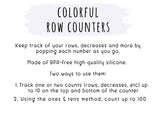 Colorful Row Counters | Knitting & Crochet