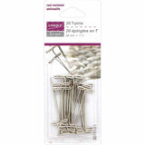 UNIQUE HOME T-Pins - 20pcs - 38mm (11⁄2″)
