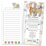 Knitting & Crochet Colour Chart Cards