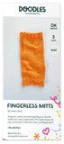 Pattern leaflet for fingerless mitts