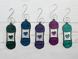 Teal Yarn Skein | Christmas Ornament