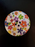 Wooden Multicolour Large Buttons