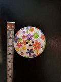 Wooden Multicolour Large Buttons