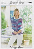 James C. Brett Chunky knitting Pattern Leaflets