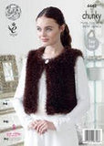 King Cole Tinsel Chunky Yarn Pattern Leaflets