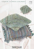 Sirdar Faroe Super Chunky Yarn Pattern Leaflet