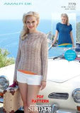 Sirdar Amalfi DK Yarn Pattern Leaflets