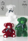 King Cole Tinsel Chunky Yarn Pattern Leaflets