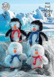 King Cole Tinsel Chunky Yarn Pattern Leaflets