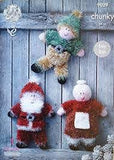 King Cole Tinsel Chunky Yarn Pattern Leaflets