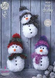 King Cole Tinsel Chunky Yarn Pattern Leaflets