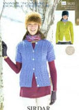 Sirdar Wash 'n' Wear Double Crepe DK Yarn Pattern Leaflets