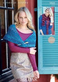 Sirdar 9888 Giselle Crochet Shawl & Scarf Pattern Crochet Kit