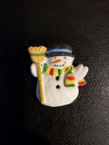 Snowman Buttons